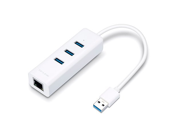 Adaptér TP-Link UE330 USB 3.0 na Gigabit Ethernet  + USB Hub