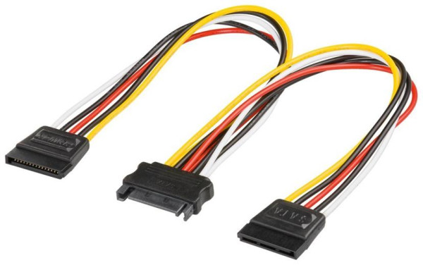Kabel napájecí k HDD Serial ATA rozdvojka M/2xF 16cm