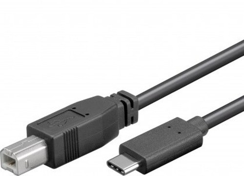 Kabel USB 3.1 konektor C/male - USB 2.0 konektor B/male ,1m