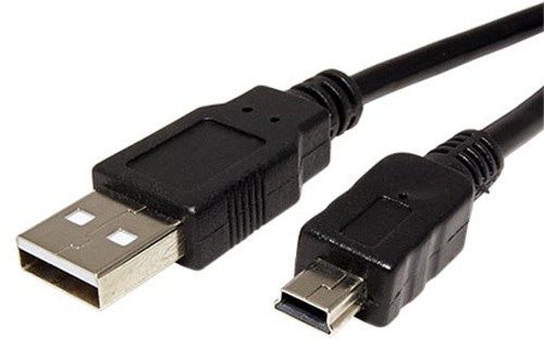 Kabel USB A(M) - miniUSB 5pin B(M), 1,5m (Nikon UC-E4, UC-E5, Olympus CB-USB4, Fuji FZ05365-100)