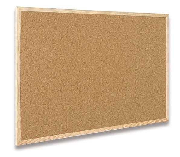 Nástěnka CLASSIC Cork Board Eco 60x80cm, korek, dřevěný rám