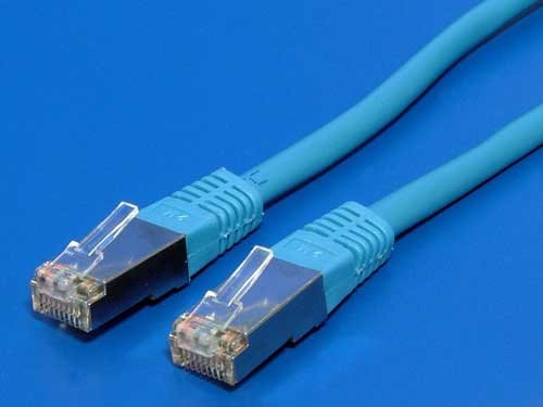 Patch kabel FTP Cat 6, 5m - modrý