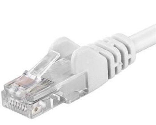 Patch kabel UTP Cat 6, 10m - bílý