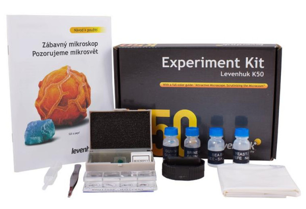 Sada Levenhuk K50 Experiment Kit - CZ (pro mikroskopy)