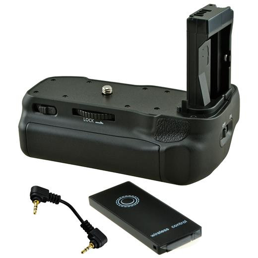 Baterry Grip Jupio pro Canon EOS 77D/ 800D/ 9000D (2x LP-E17) + kabel