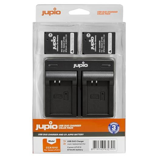 Set Jupio 2x LP-E12 + Dual Charger pro Canon