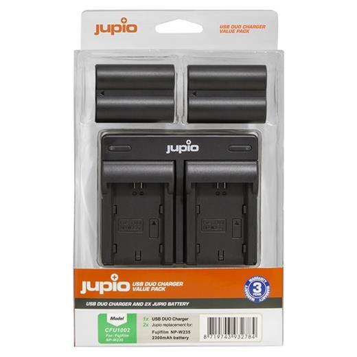 Set Jupio 2x baterie Jupio NP-W235 s duální nabíječkou pro Fuji