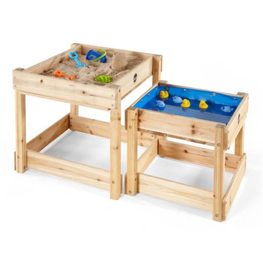 Hračka Plum 2v1 - dřevěné stolečky na hraní
