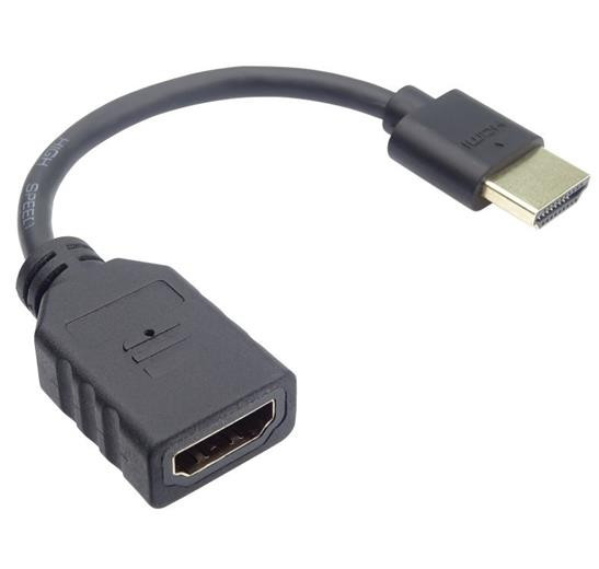 Adaptér Flexi HDMI Male - Female pro ohebné zapojení kabelu do TV
