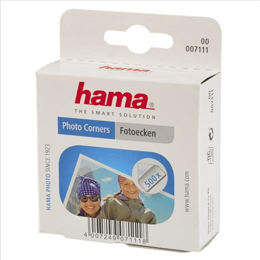Příslušenství Hama fotorůžky samolepící , transparentní, viskóza/papír, 500 ks