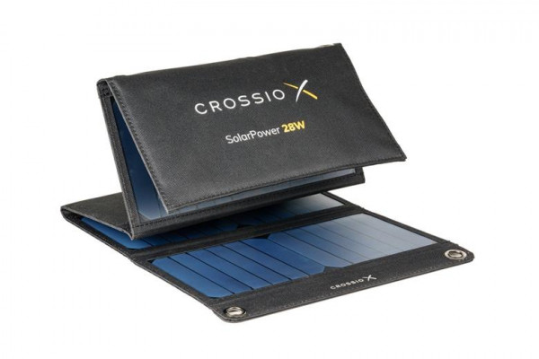 Solární panel Crossio SolarPower 28W 2.0, nabíječka, 1x USB, 1x USB-C