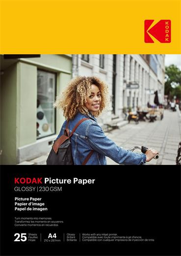 Fotopapír Kodak Picture High Gloss (230g/m2) A4 25 listů