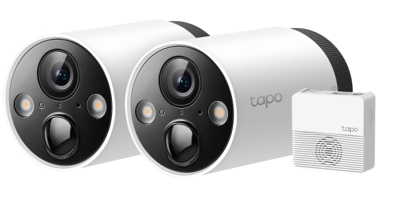 Kamerový set TP-Link Tapo C420S2 4MPx, venkovní, IP, WiFi, přísvit, baterie