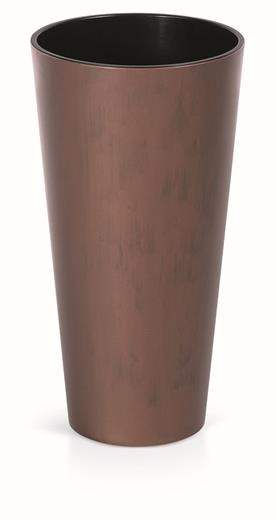 Květináč Prosperplast TUBUS SLIM CORTEN patinující ocel 25 cm