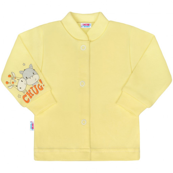 Kojenecký kabátek New Baby chug žlutý 74 (6-9m)
