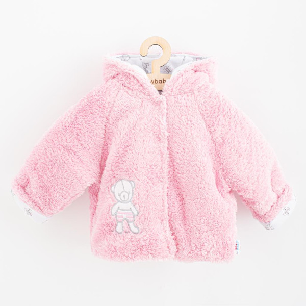 Zimní kabátek New Baby Nice Bear růžový 86 (12-18 m)