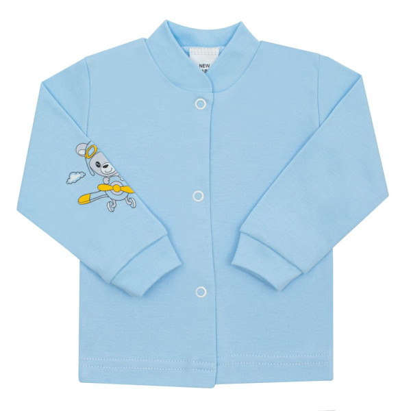 Kojenecký kabátek New Baby Teddy pilot modrý 56 (0-3m)