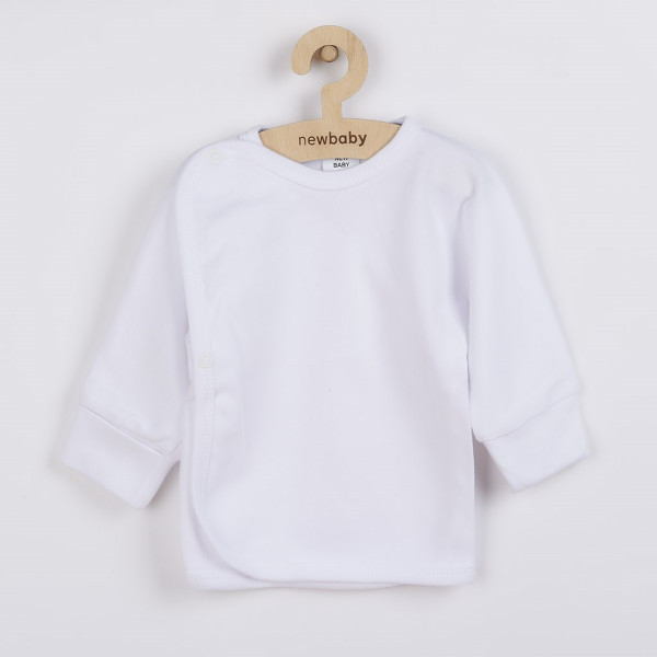 Kojenecká košilka s bočním zapínáním New Baby bílá 56 (0-3m)