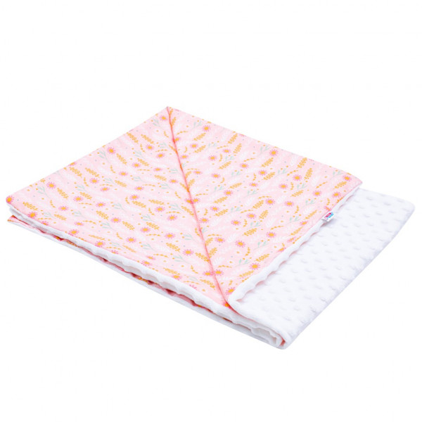 Dětská deka z Minky New Baby Harmony růžová 70x100 cm