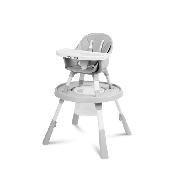 Jídelní židlička CARETERO 3v1 Velmo grey