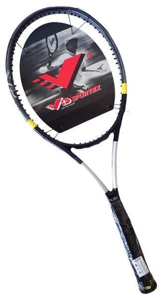 ACRA G2418 Pálka tenisová 100% grafitová - žluto-černá