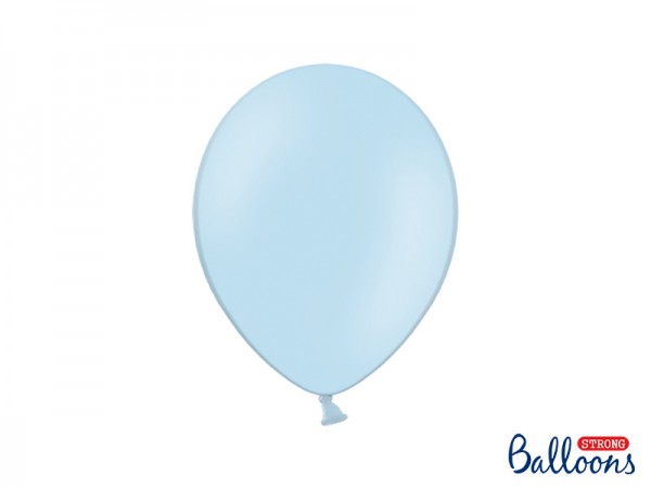 Balónky pastelové Baby blue, 27 cm
