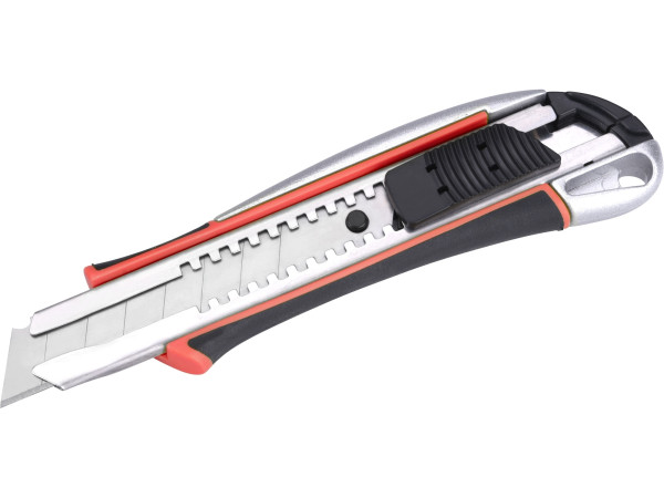 Extol Premium 8855024 nůž ulamovací kovový s výstuhou, 18mm Auto-lock