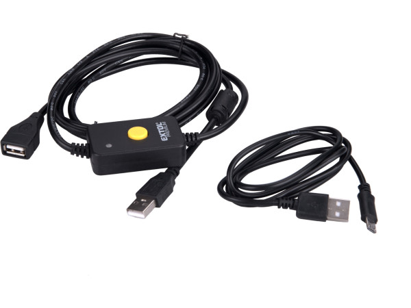 Extol Premium 8825221A kabel pro přenos dat k posuvkám 8825221 a 8825224, USB (m) - (vstup i výstup), délka 2,8m
