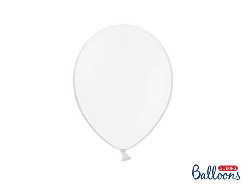 Balónky pastelové bílé, 27 cm