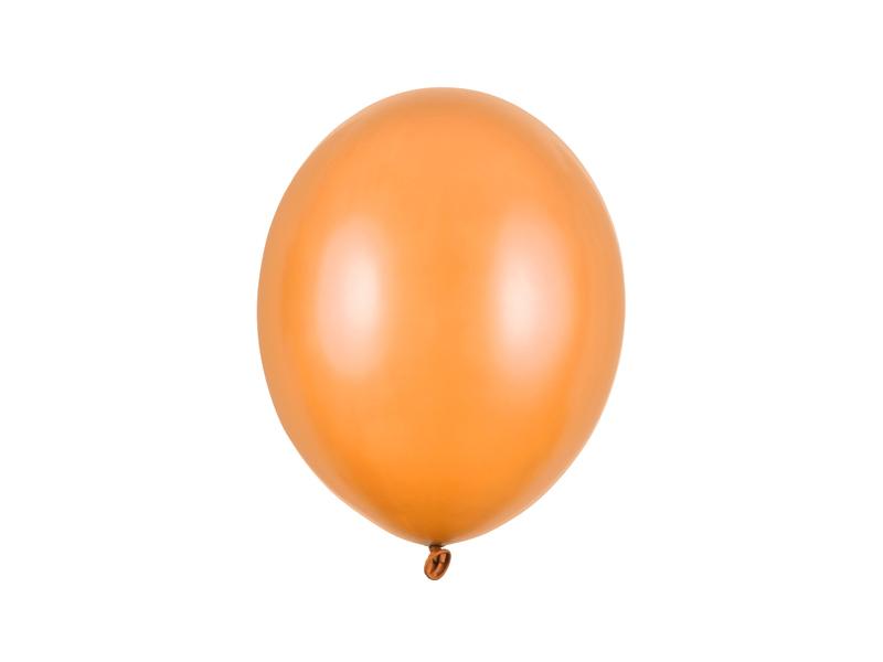 Balónek metalický oranžový, 27 cm