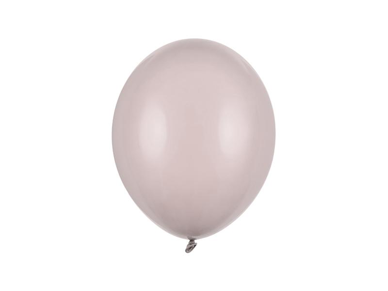 Balónky pastelové tmavě šedivé, 27 cm