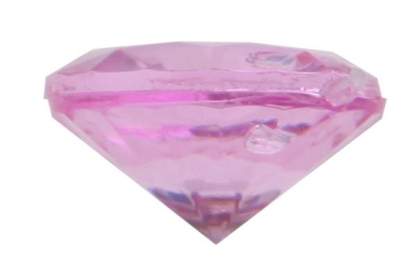 Dekorační malé diamanty fuchsia, 50 ks