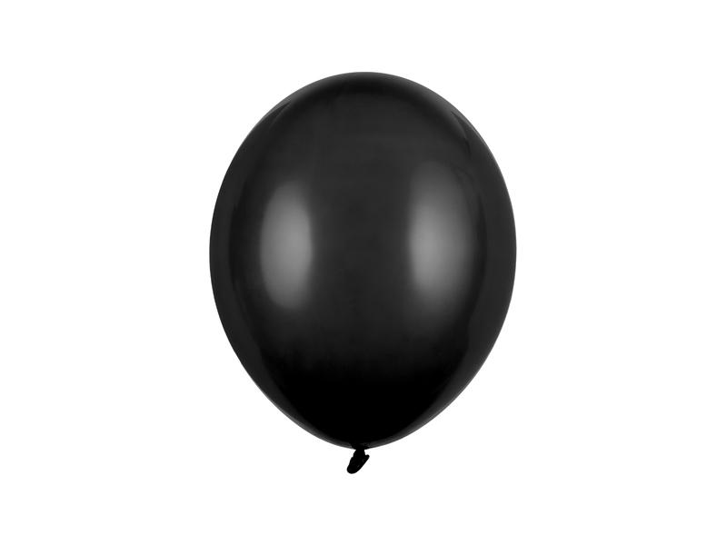Balónky pastelové černé, 27 cm