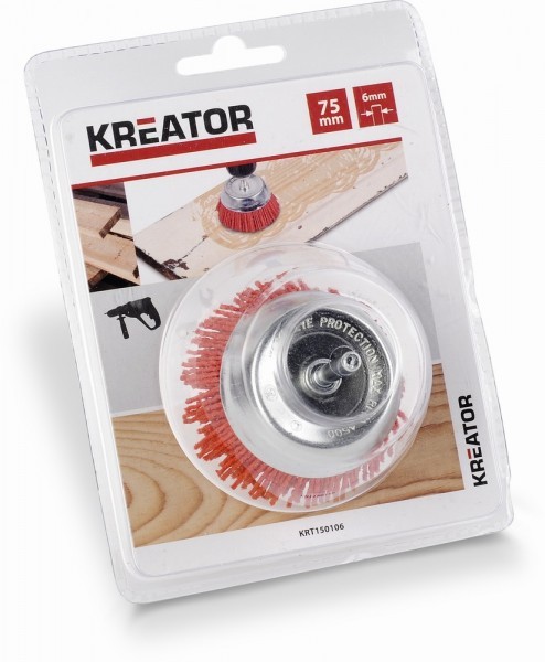 Kreator KRT150106 - Brusný nylonový kartáč 75 mm