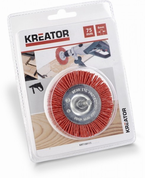 Kreator KRT150111 - Brusný nylonový kartáč 75 mm